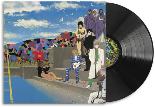 the album cover for Prince & The Revolution - Around The World In A Day
