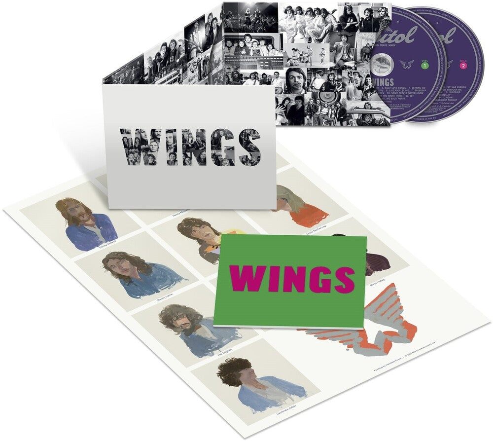 the album cover for Paul McCartney And Wings - Wings (2025) -  [2 CD]