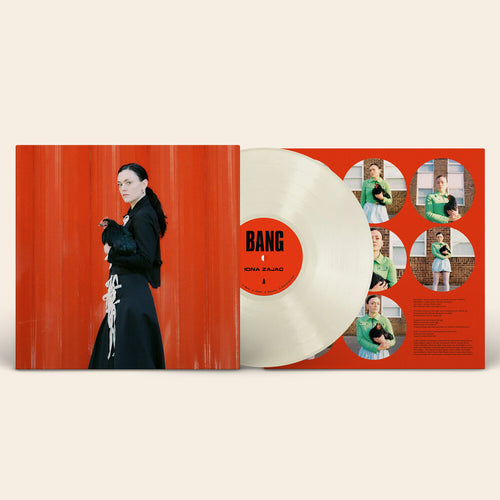 the album cover for Iona Zajac - Bang - Milky Clear [Clear Vinyl] (Wht)