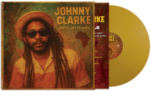 the album cover for Johnny Clarke - African Roots [Gold LP]