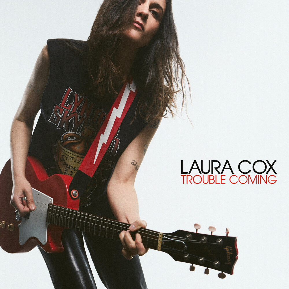 the album cover for Laura Cox - Trouble Coming [Digipak]