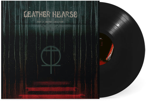 the album cover for Leather Hearse - Burn In Heaven