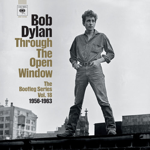 the album cover for Bob Dylan - The Bootleg Series Vol. 18: Through The Open Window, 1956-1963  Highlights