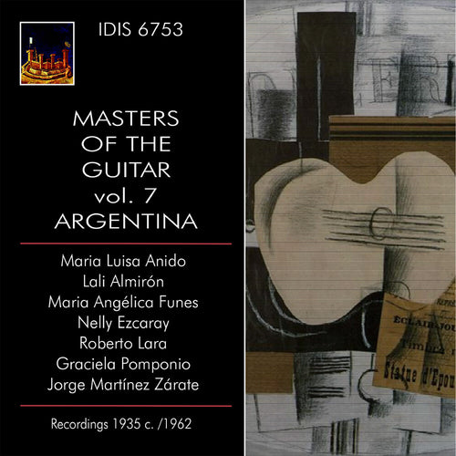 the album cover for Maria Anido  Luisa - Master Of The Guitar Vol. 7 - Argentina