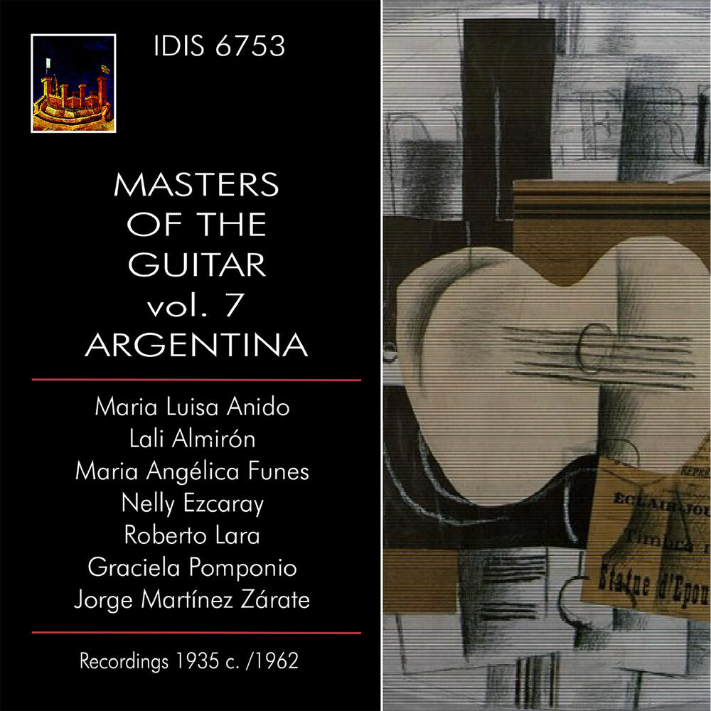 the album cover for Maria Anido  Luisa - Master Of The Guitar Vol. 7 - Argentina