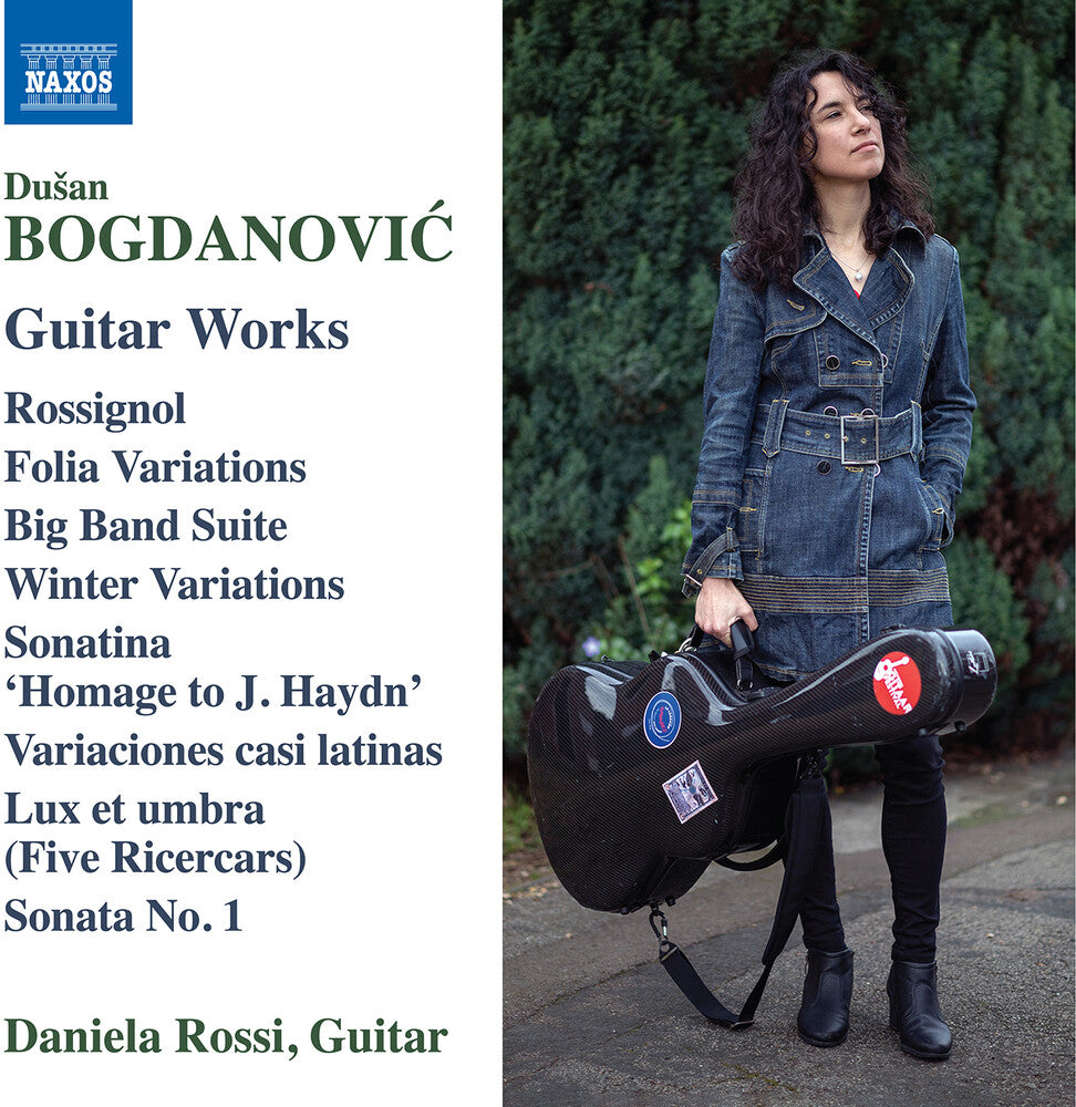 the album cover for Daniela Rossi - Bogdanovic: Guitar Works