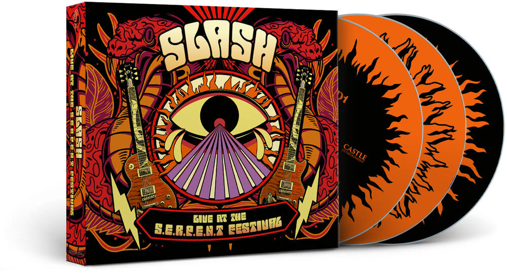 the album cover for Slash - Live at the S.E.R.P.E.N.T Festival [2CD + Blu-Ray]