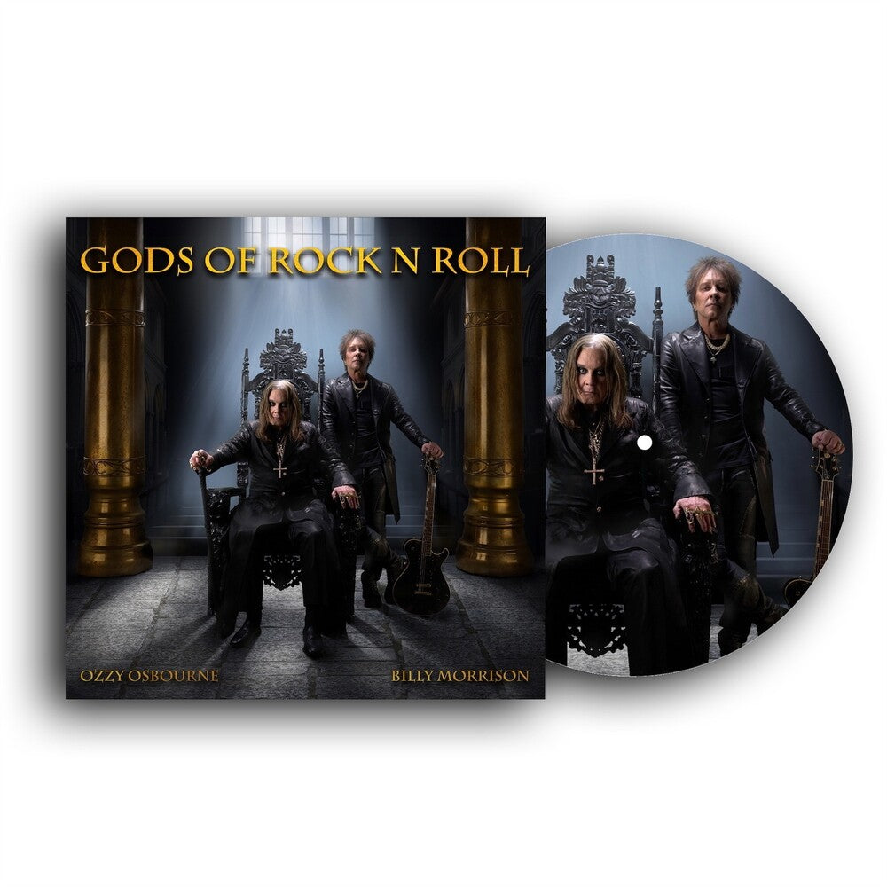 the album cover for Billy Morrison  / Osbourne,Ozzy - Gods Of Rock N Roll [Limited Edition Double-Sided Picture Disc Vinyl]