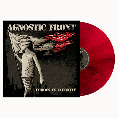 the album cover for Agnostic Front - Echoes Of Eternity [Blood Moon Red	LP]