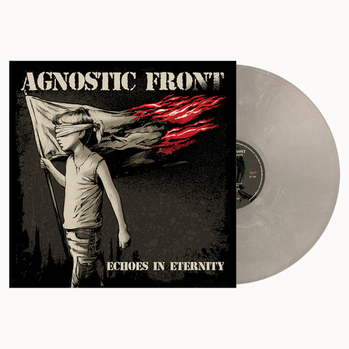 the album cover for Agnostic Front - Echoes Of Eternity [Indie Exclusive Silver Streak LP]