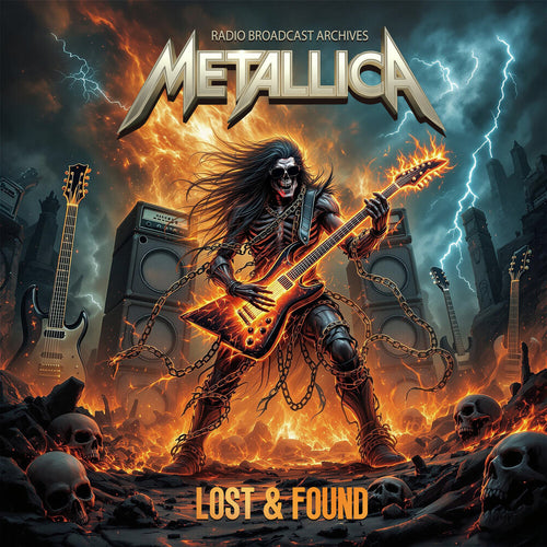 the album cover for Metallica - Lost & Found / Radio Broadcast Archives [Clear Vinyl]