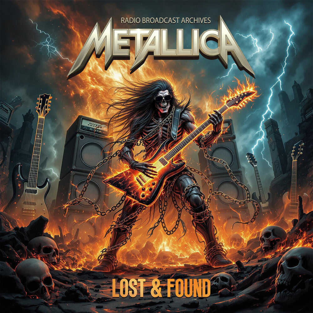 the album cover for Metallica - Lost & Found / Radio Broadcast Archives [Clear Vinyl]