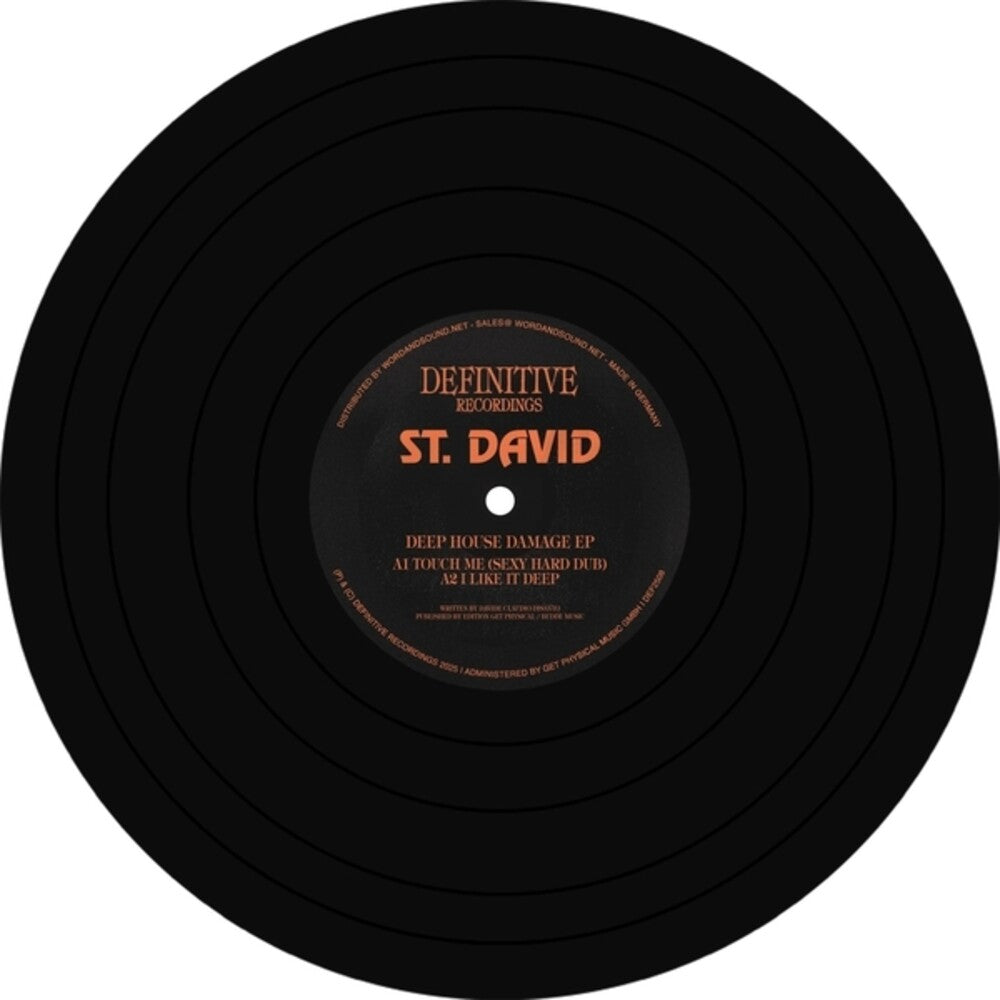the album cover for St David - Deep House Damage Ep (Ep)