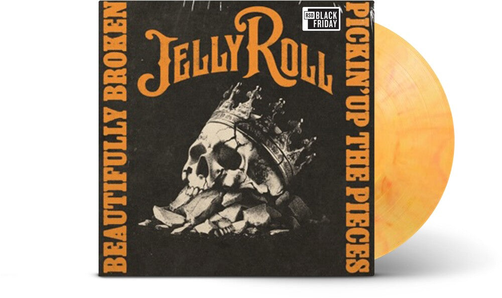 the album cover for Jelly Roll - Beautifully Broken (Pickin' Up The Pieces) [RSD Black Friday 2025]