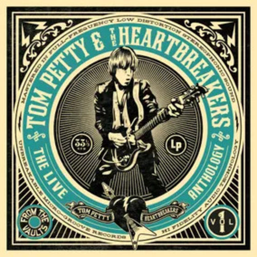 the album cover for Tom Petty & The Heartbreakers - The Live Anthology: From The Vaults Vol. 1 [RSD Black Friday 2025]