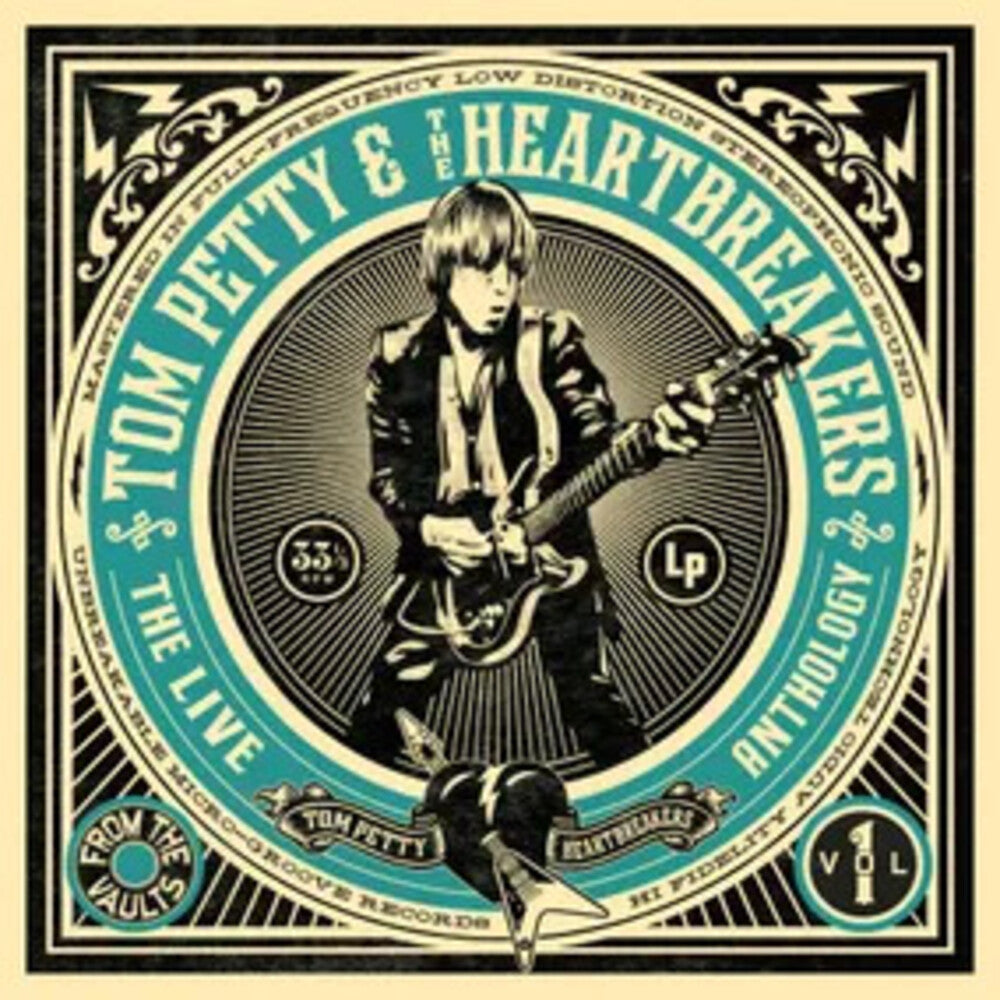 the album cover for Tom Petty & The Heartbreakers - The Live Anthology: From The Vaults Vol. 1 [RSD Black Friday 2025]