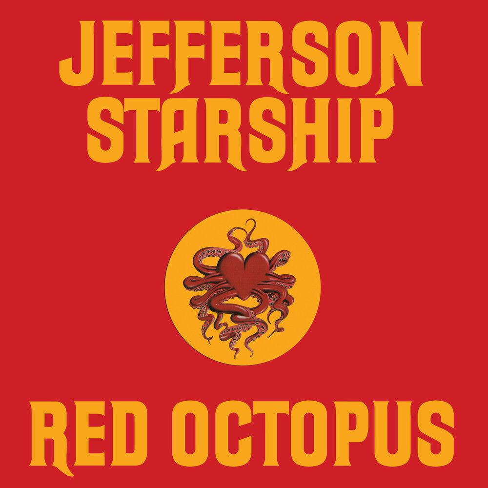 the album cover for Jefferson Starship - Red Octopus (Bonus Tracks) [Clear Vinyl] (Red) (Exp)