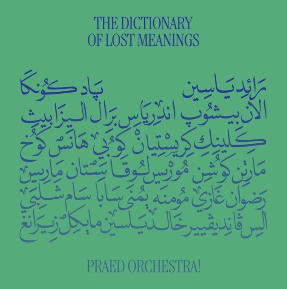 the album cover for Praed Orchestra - Dictionary Of Lost Meanings