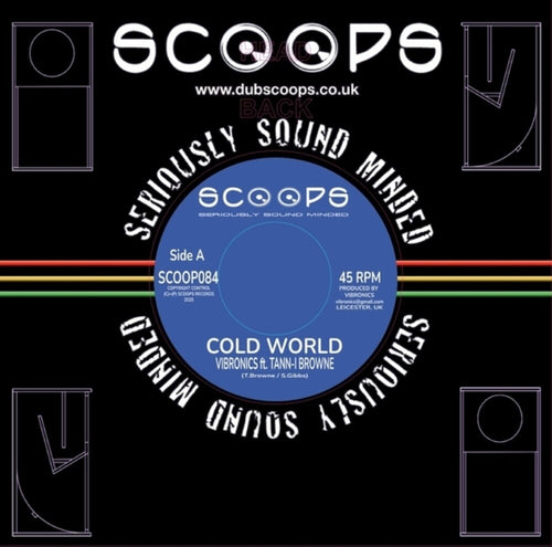 the album cover for Vibronics / Tann Browne -I - Cold World (Ep)