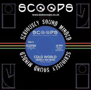 the album cover for Vibronics / Tann Browne -I - Cold World (Ep)