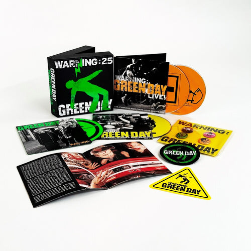 the album cover for Green Day - Warning (25th Anniversary Deluxe Edition) [4CD]