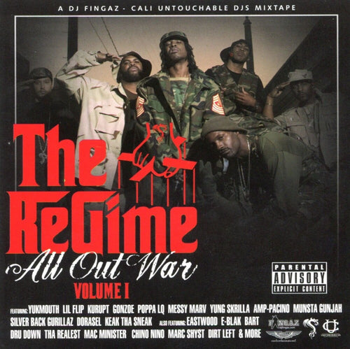 the album cover for Yukmouth - All Out War Vol. 1