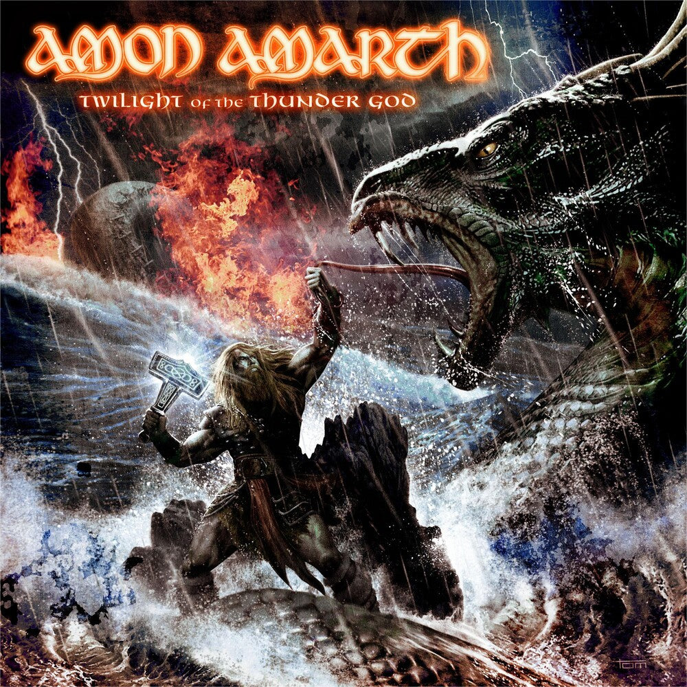 the album cover for Amon Amarth - Twilight Of The Thunder God