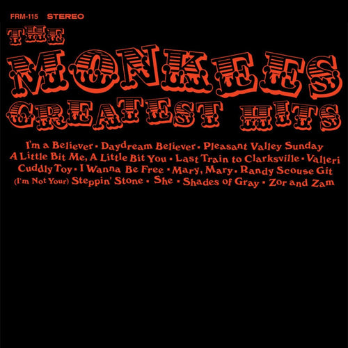 the album cover for Monkees - Monkees Greatest Hits [Colored Vinyl] [Limited Edition] (Org)