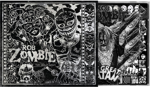 the album cover for Rob Zombie - The Great Satan [Indie Exclusive CD w/ O-Card ]