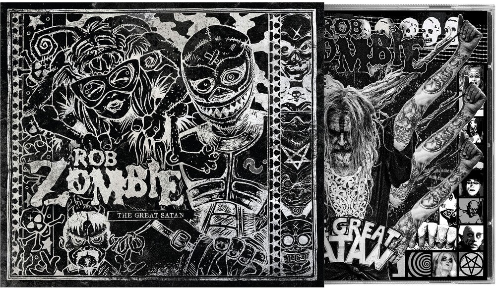 the album cover for Rob Zombie - The Great Satan [Indie Exclusive CD w/ O-Card ]