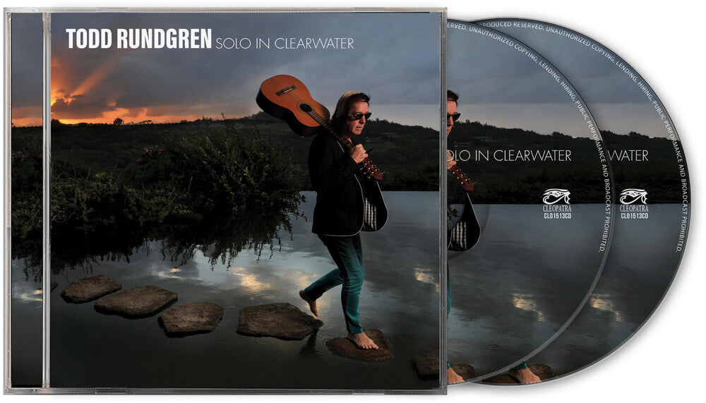 the album cover for Todd Rundgren - Solo In Clearwater