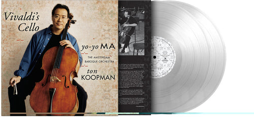 the album cover for Yo Ma -Yo - Vivaldi's Cello [Clear Vinyl] [Limited Edition] [180 Gram]
