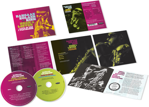 the album cover for Rahsaan Kirk  Roland - Seek & Listen: Live At The Penthouse