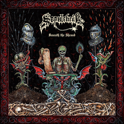 the album cover for Sepulchral - Beneath The Shroud [With Booklet] (Jewl)
