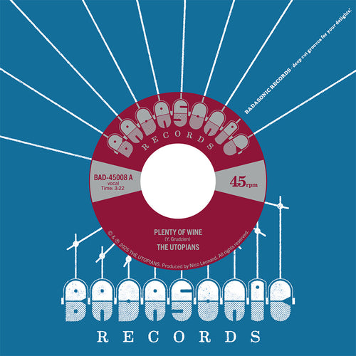 the album cover for The Utopians - Plenty Of Wine