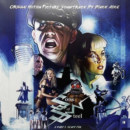 the album cover for Black Alice (Colv) (Slv) - Sons Of Steel - O.S.T. [Colored Vinyl] (Slv)