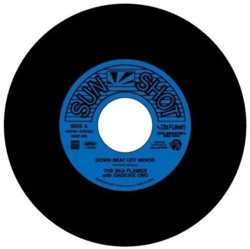 the album cover for Ska Flames - Down Beat Off Minor / Last Borelo