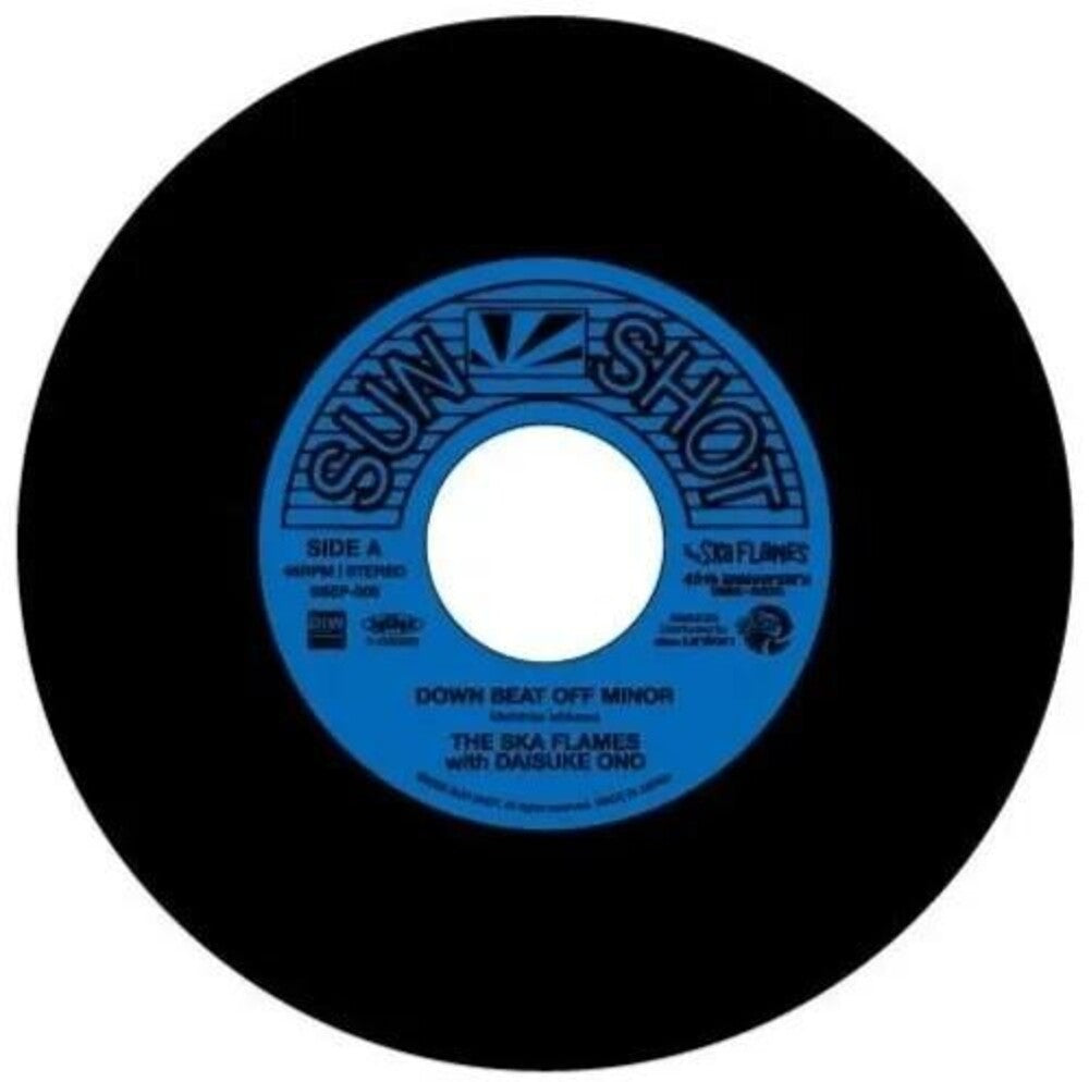 the album cover for Ska Flames - Down Beat Off Minor / Last Borelo