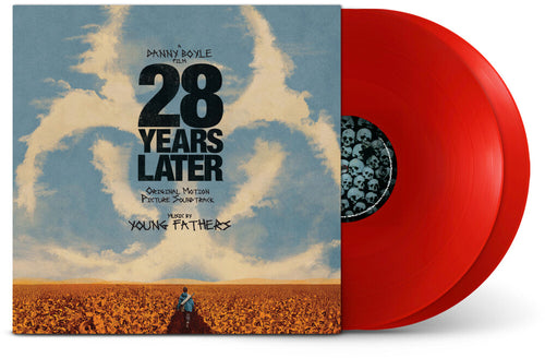 the album cover for Young Fathers (Colv) (Gate) (Red) - 28 Years Later - O.S.T. [Colored Vinyl] (Gate) (Red)
