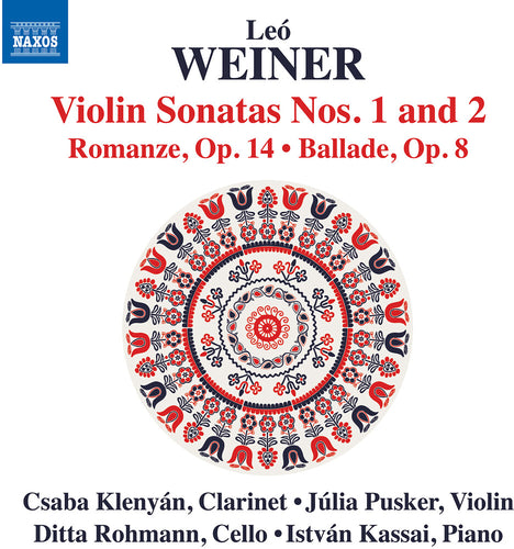 the album cover for Csaba Klenyan - Weiner: Vn Sons Nos. 1-2 Romanze Ballade