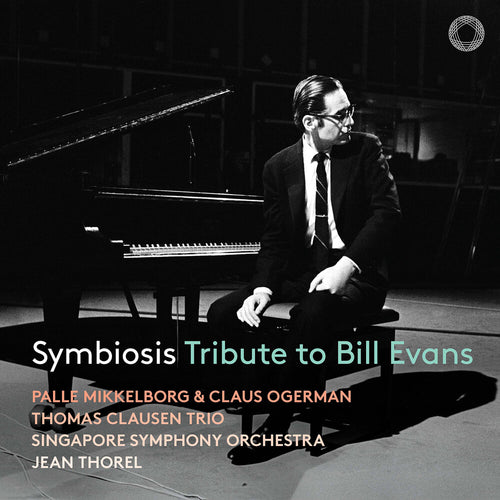 the album cover for Thomas Clausen Trio - Symbiosis - Tribute To Bill Evans