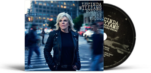 the album cover for Lucinda Williams - World's Gone Wrong