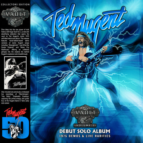 the album cover for Ted Nugent - Nuge Vault Vol 2: 1975 Demos & Live Rarites