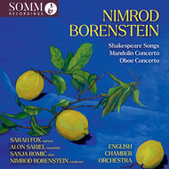 the album cover for Sarah Fox - Nimrod Borenstein: Con For Mandolin & Orch: