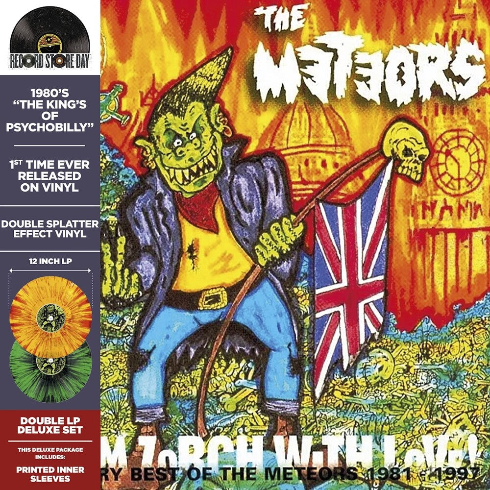 METEORS/MUTANT ROCK 12インチ 青盤 サイコビリー Mutant Rock Records