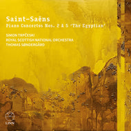the album cover for Simon Trpceski - Saint-Saens: Pno Cons Nos. 2 & 5 The Egyptian