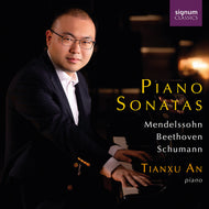 the album cover for Tianxu an - Mendelssohn/beethoven & Schumann: Piano Sonatas