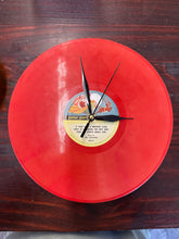 Repurposed Record Wall Clock made from Vinyl