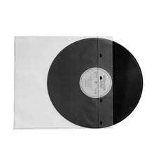 12 Inch Inner LP Anti-static Sleeves with [Black or White] Rice Paper Insert (50 Pack)