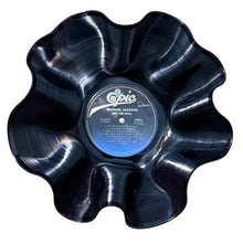 1 Black Repurposed Vinyl Record Bowl